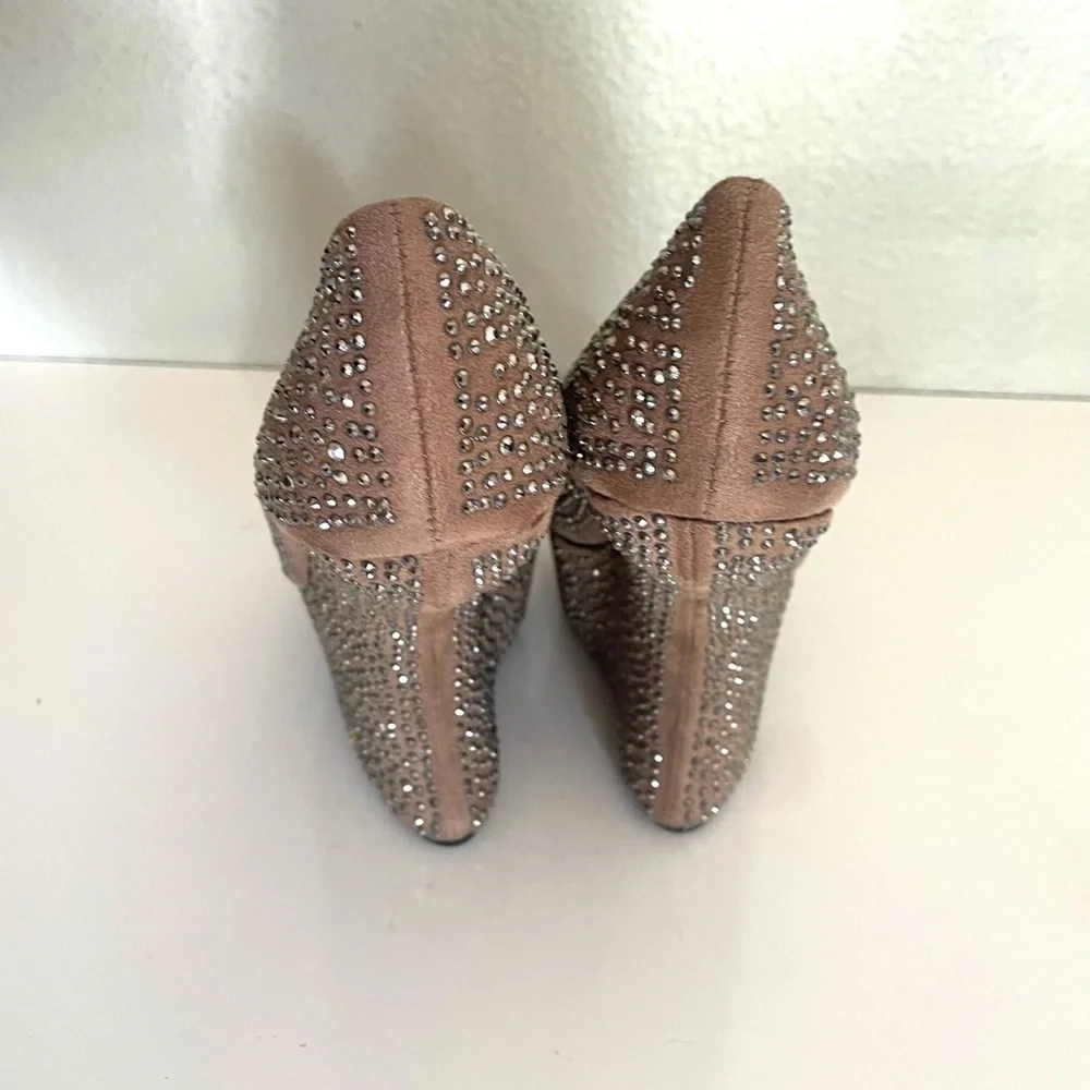 BEAUTIFUL SHOES All Over Studded platform heels-37
